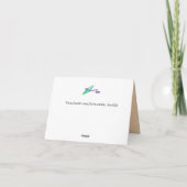 Faltschachtel für den Urlaub: Erntedank Feiertagskarte (Rückseite)