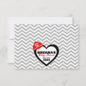 Faltschachtel für Feuerwehrfahrzeuge Danke Karten (Rückseite)