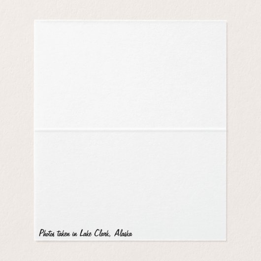 Faltschachtel für Grizzlybären und Knochen (Innenseite Aufgefaltet)