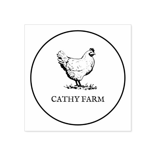 Faltschachtel für Hühnereier mit eigenem Markennam Gummistempel (Prägung)