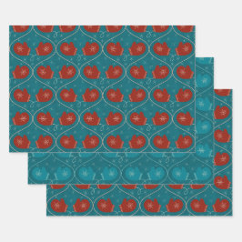 Faltschachtel für Mitten 3 Geschenkpapier Set