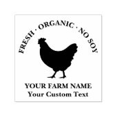 Faltschachtel für Vintage, kundenspezifische Eierf Permastempel (Design)