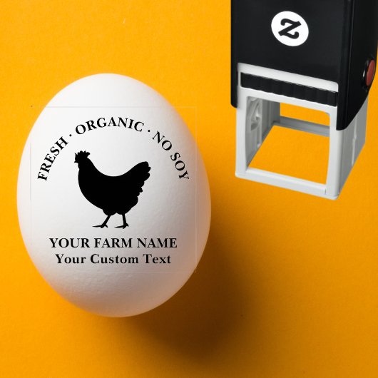 Faltschachtel für Vintage, kundenspezifische Eierf Permastempel