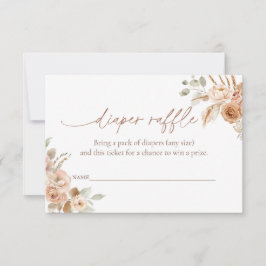 Faltschachtel für Windeln für Babydusche Einladung