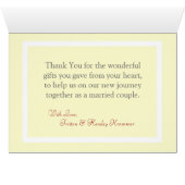 Faltschachtel: Gelb und Lady Bug (Innenansicht Horizontal (Unten))