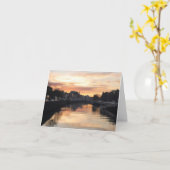 Faltschachtel-Grußkarte - Dublin, Irland Karte (Gelbe Blume)