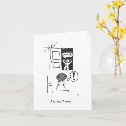 Faltschachtel (innen leer) karte (Gelbe Blume)