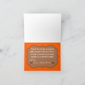 Faltschachtel: Kartenjagd auf Hirschbuck Kopf Camo Dankeskarte (Innenseite)