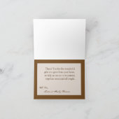Faltschachtel: Kartenkarton, weißer Flachbildschir Dankeskarte (Innenseite)