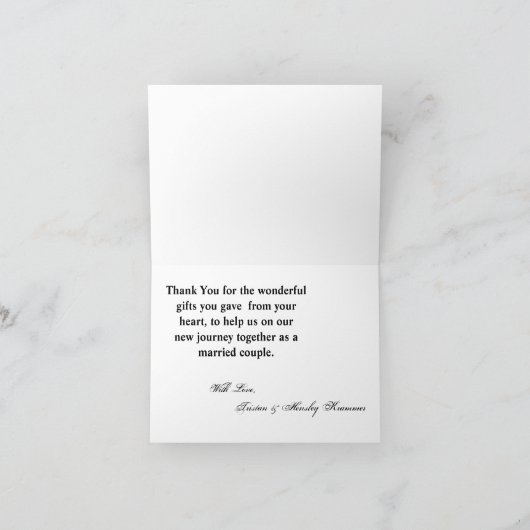 Faltschachtel mit dem Country-Holzschlüssel für me Dankeskarte (Innenseite)