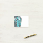 Faltschachtel nach dem Beenden Post-it Klebezettel (Auf Schreibtisch)