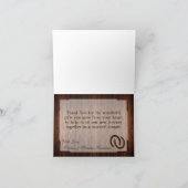 Faltschachtel: Pferdeschuhe Dankeskarte