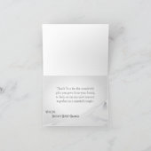 Faltschachtel: Pinguine Mate for Life Gray Dankeskarte (Innenseite)