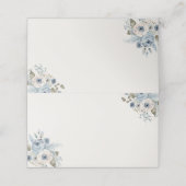 Faltschachtel-Platzkarte/Begleitkarte Platzkarte (Außenseite Aufgefaltet)