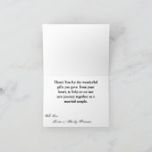 Faltschachtel: Sonnenaufgangsweg-Pfad Dankeskarte (Innenseite)