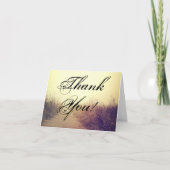 Faltschachtel: Sonnenaufgangsweg-Pfad Dankeskarte (Vorderseite)