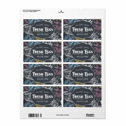 Faltschachtel Vintag ⎢ Eierkarton (Vorne)