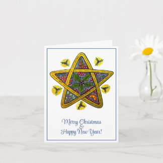 Faltschachtel Weihnachtskarte aus der Originalkuns Karte