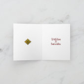 Faltschachtel Weihnachtskarte aus der Originalkuns Karte (Innenseite)