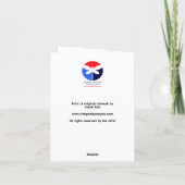 Faltschachtel Weihnachtskarte aus der Originalkuns Karte (Rückseite)