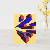 Faltschachtelkarte Karte (Gelbe Blume)