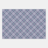 Faltschachteln aus Pastellblau und Rosa Tartan Geschenkpapier Set (Vorderseite 3)