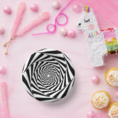 Faltschachteln für Schwarzweiß-geometrische Papier Pappteller (Party)