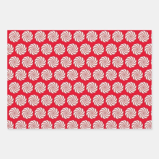 Faltschachteln für Weihnachtskerzen und -Streifen Geschenkpapier Set (Vorderseite)