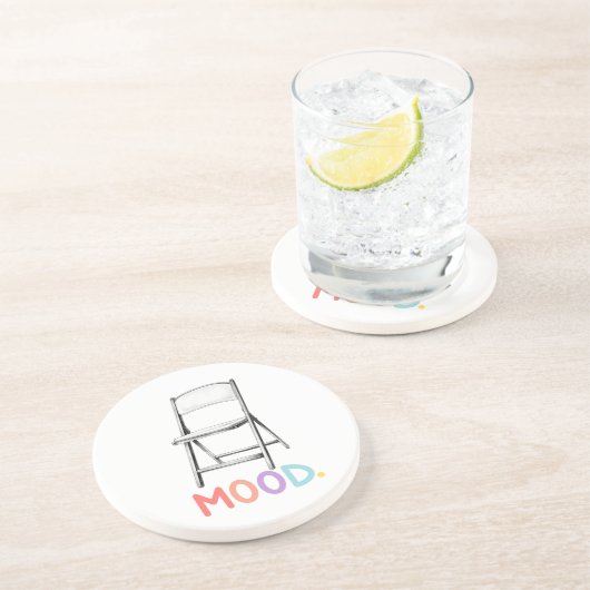 Faltstuhl Stimmung Montgomery Alabama Brawl Getränkeuntersetzer (Seite)