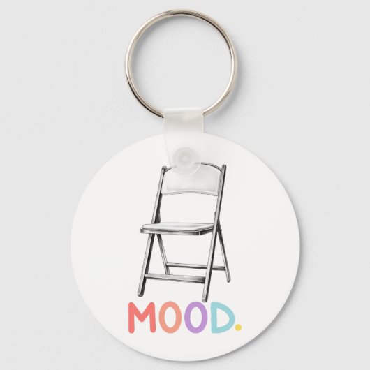 Faltstuhl Stimmung Montgomery Alabama Brawl Schlüsselanhänger (Vorderseite)