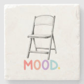 Faltstuhl Stimmung Montgomery Alabama Brawl Steinuntersetzer (Vorderseite)