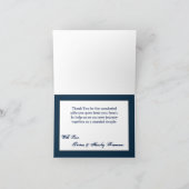 Faltt dank Ihrer Karte Mattiertes Glas Risse Spieg (Innenseite)