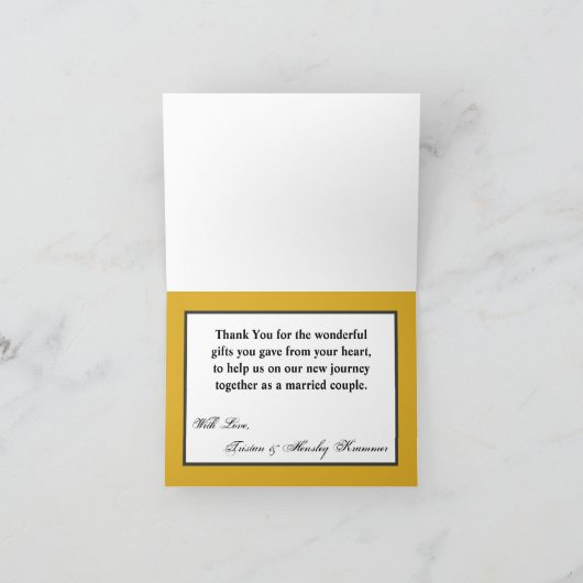 Faltt Dankeschön ARMY DRESS GRÜNTÖNE EINHEITLICH Dankeskarte (Innenseite)