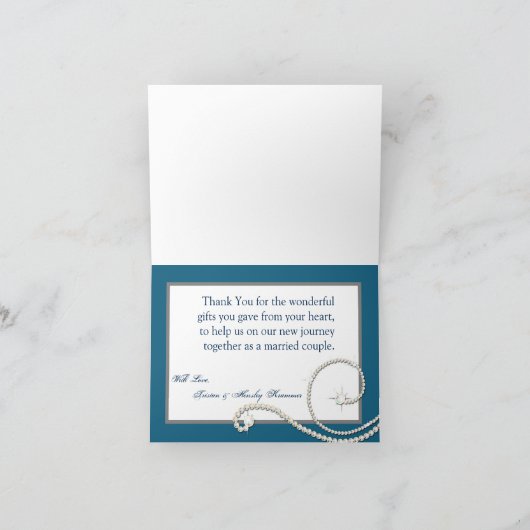 Faltt Dankeschön, dass die Karte gebrochen ist Eis (Innenseite)