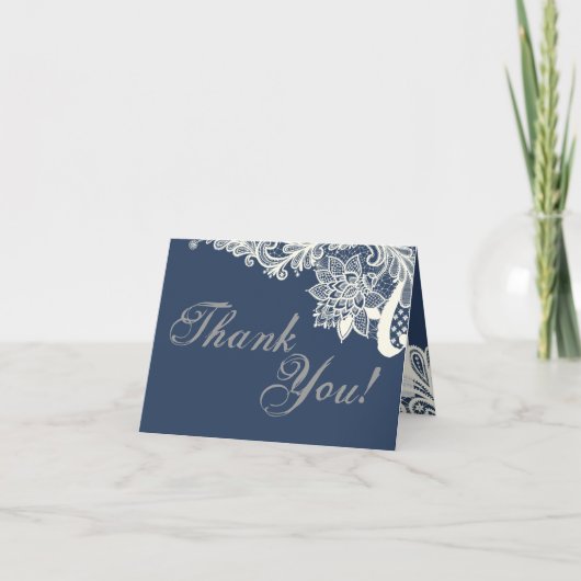 Faltt Dankeschön Ihre Karte Vintage Viktorianische (Vorderseite)