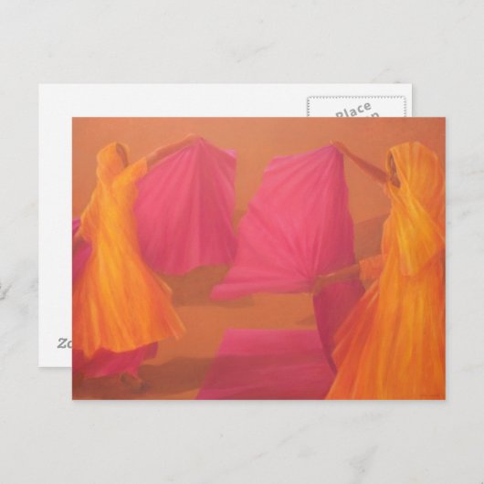 Faltung Saris 2010 Postkarte (Vorne/Hinten)