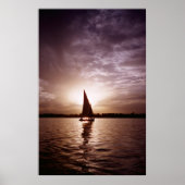 Faluka im Sonnenlicht Poster (Vorne)