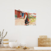 Falun Zuhause in Schweden von Carl Larsson Poster (Küche)