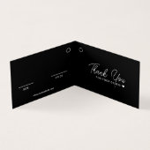 FalzClothing QR Code Black Hang Tag Card (Innenseite)