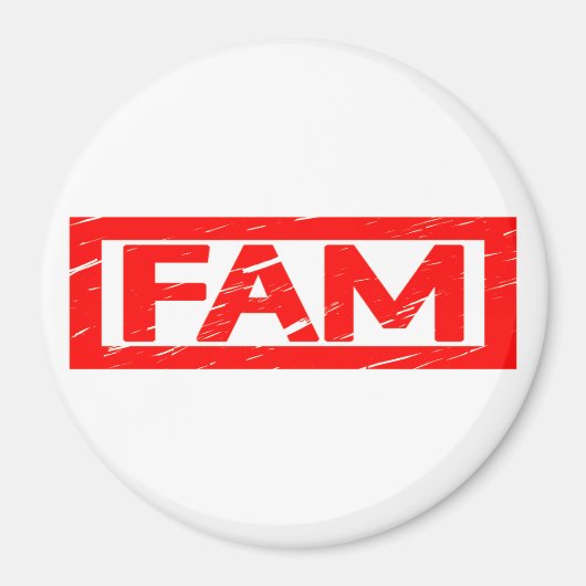 Fam Briefmarke Magnet (Vorne)