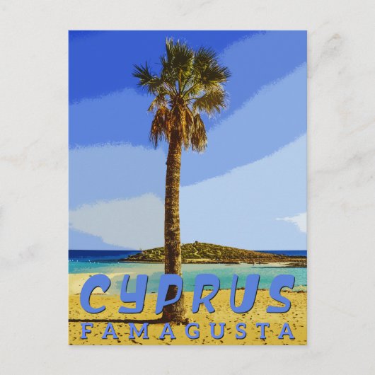 famagusta cyprus - cyprus Strände Feiertagspostkarte (Vorderseite)