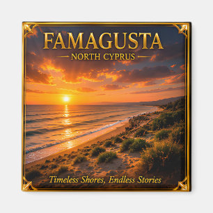 Famagusta Nordzypern Mittelmeer-Escape Magnet