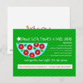 FAMED FETA TOMATO BASIL SALAD POSTKARTE (Vorne/Hinten)