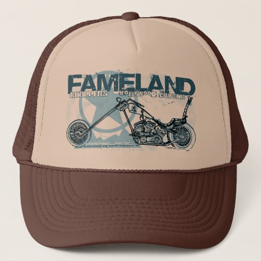fameland Chopper Hollywood Truckerkappe (Vorderseite)