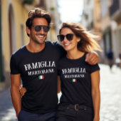 Famiglia Italienische Familie Personalisiert Wiede T-Shirt