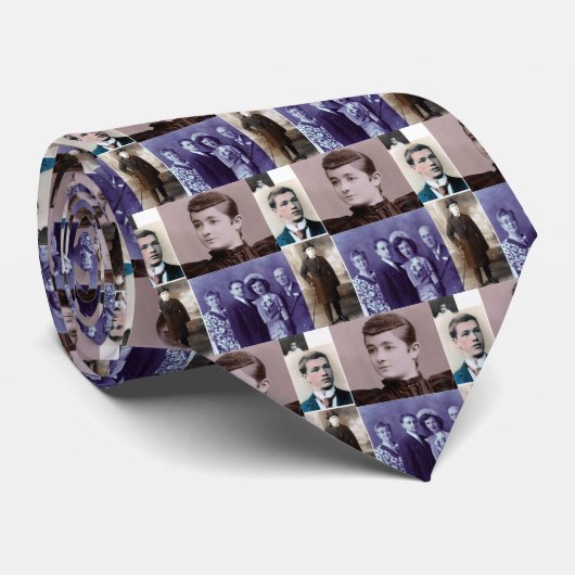 Famiily Photomerge, Famiily Photomerge, Famiily… Krawatte (Gerollt)