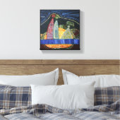 Familia Asbtract Kunst, Dichtung und Musik Leinwanddruck (Insitu (Schlafzimmer))