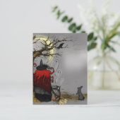 FAMILIAR HALLOWEEN POSTKARTE (Stehend Vorderseite)