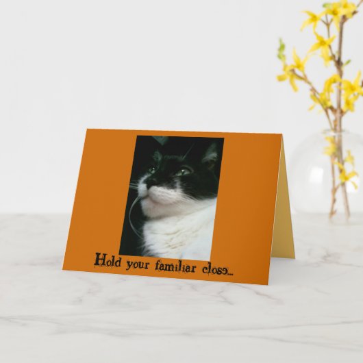 Familiar Karte (Gelbe Blume)