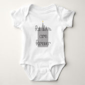 Familiare Forever Mormon Lds Temple Baby Strampler (Vorderseite)